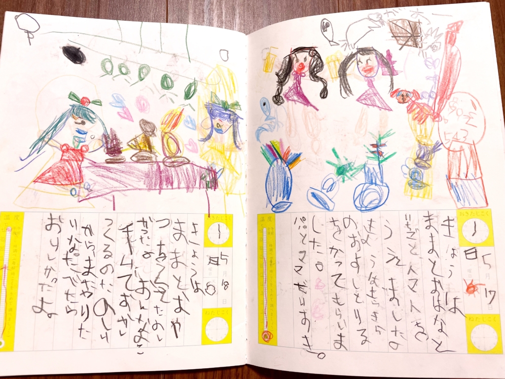 小学生から 幼児もすぐ始めたい 絵日記を1年継続した効果と書き方のコツ タワマン節約ワーママの日常